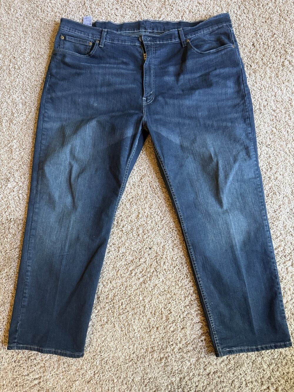 Levi’s 569 Loose Straight Jeans Men’s 44x30 Dark Wash Medium Blue Denim